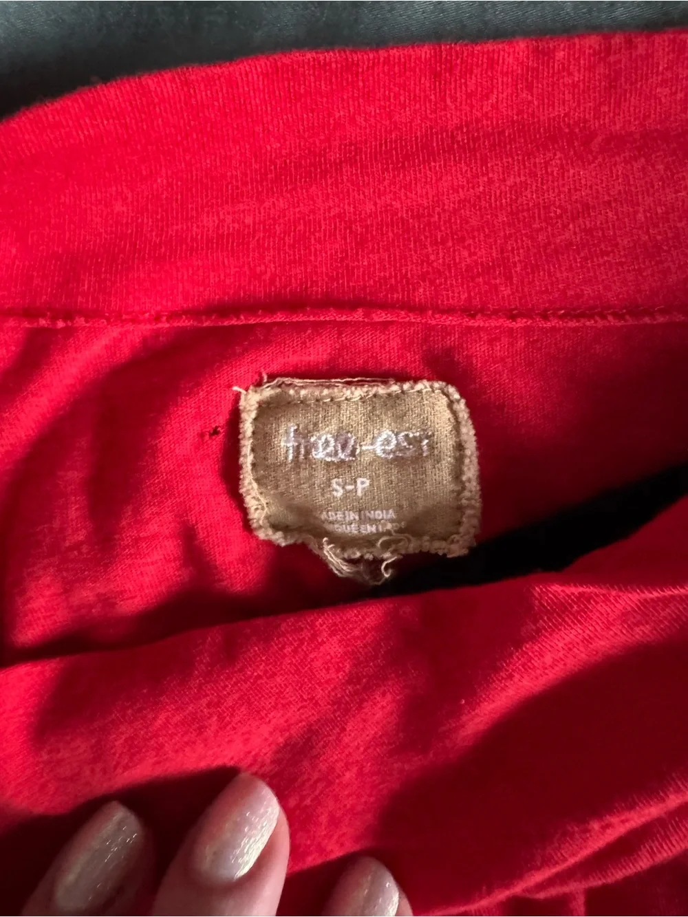Free People Red Off-Shoulder Mini Dress